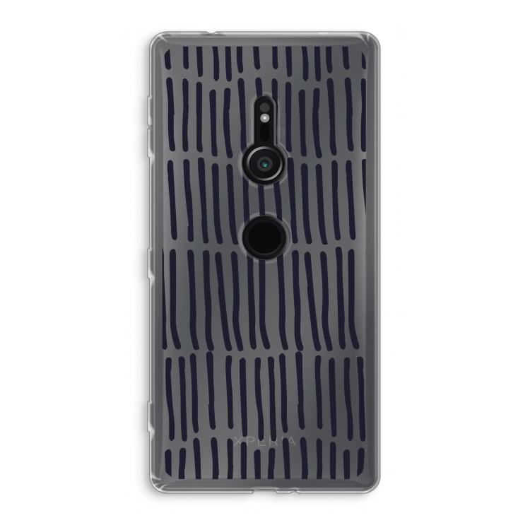 Moroccan stripes: Sony Xperia XZ2 Transparant Hoesje