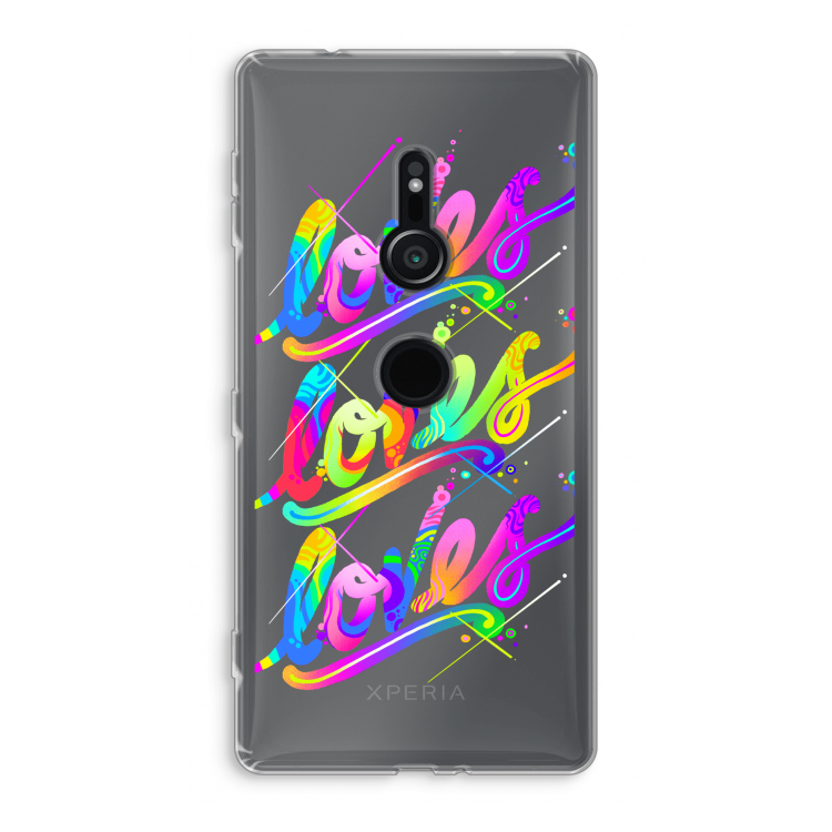Loves: Sony Xperia XZ2 Transparant Hoesje