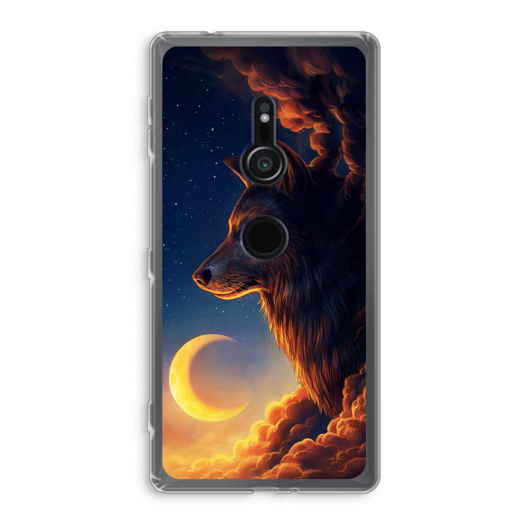 Night Guardian: Sony Xperia XZ2 Transparant Hoesje