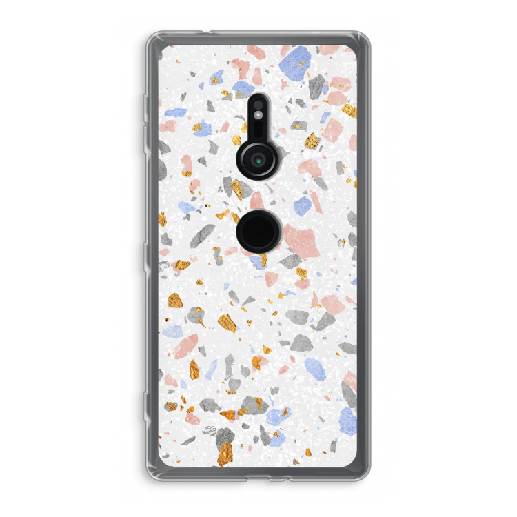 Terrazzo N°8: Sony Xperia XZ2 Transparant Hoesje
