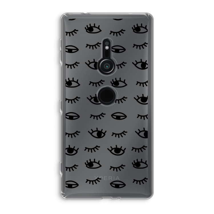 Eye pattern #2: Sony Xperia XZ2 Transparant Hoesje
