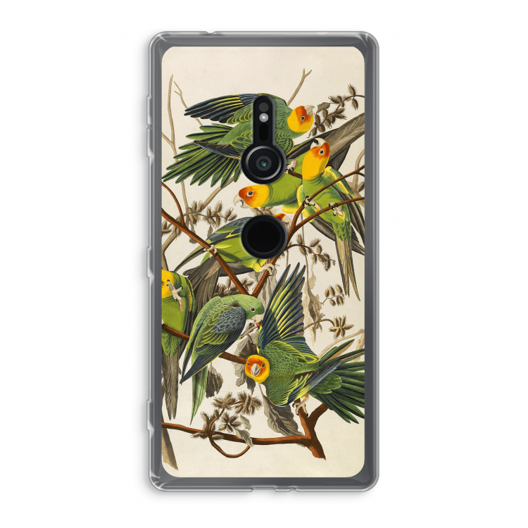 Carolinaparkiet: Sony Xperia XZ2 Transparant Hoesje