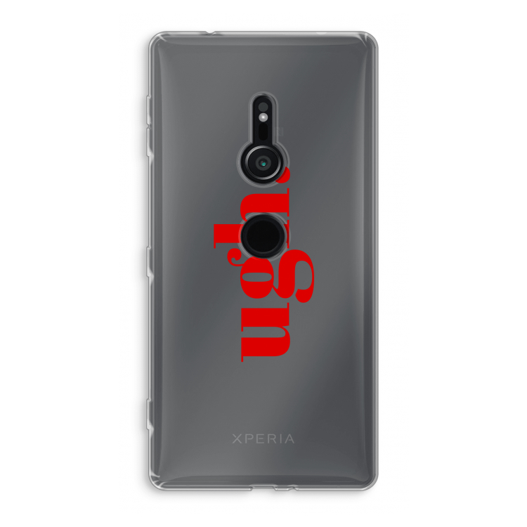 Ugh: Sony Xperia XZ2 Transparant Hoesje