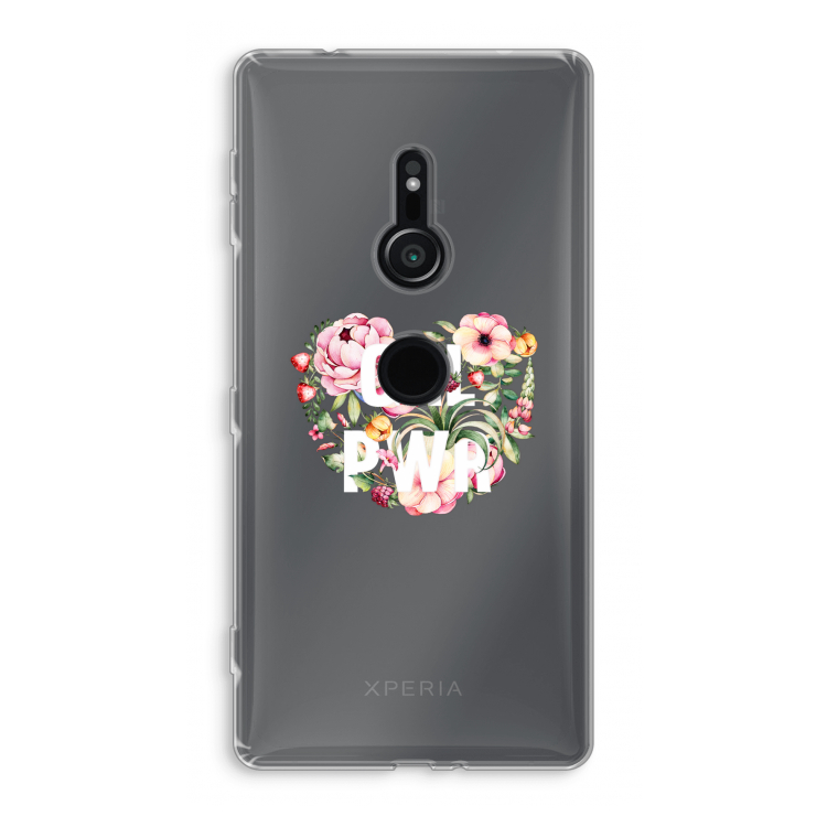 GRL PWR Flower: Sony Xperia XZ2 Transparant Hoesje