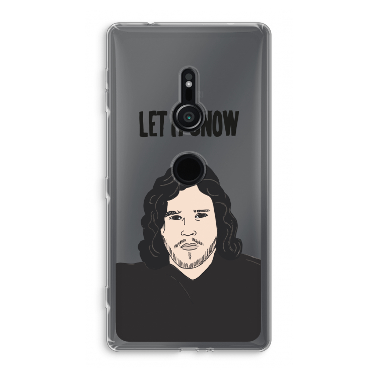Let It Snow: Sony Xperia XZ2 Transparant Hoesje