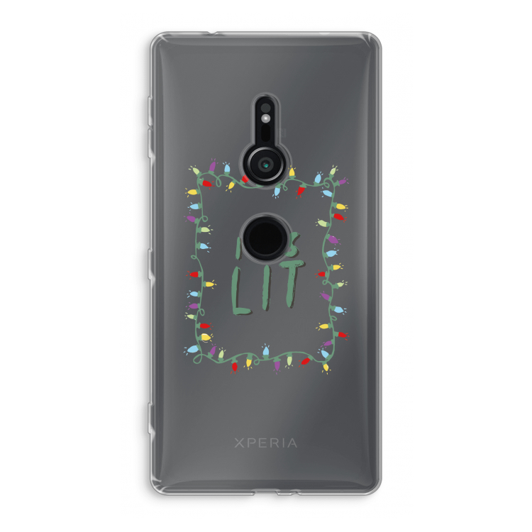 It's Lit: Sony Xperia XZ2 Transparant Hoesje