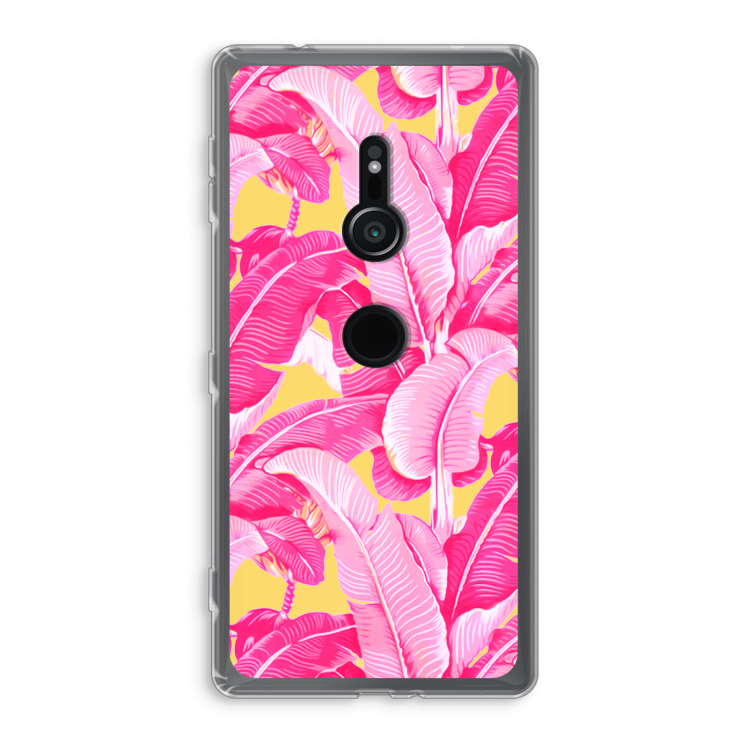 Pink Banana: Sony Xperia XZ2 Transparant Hoesje