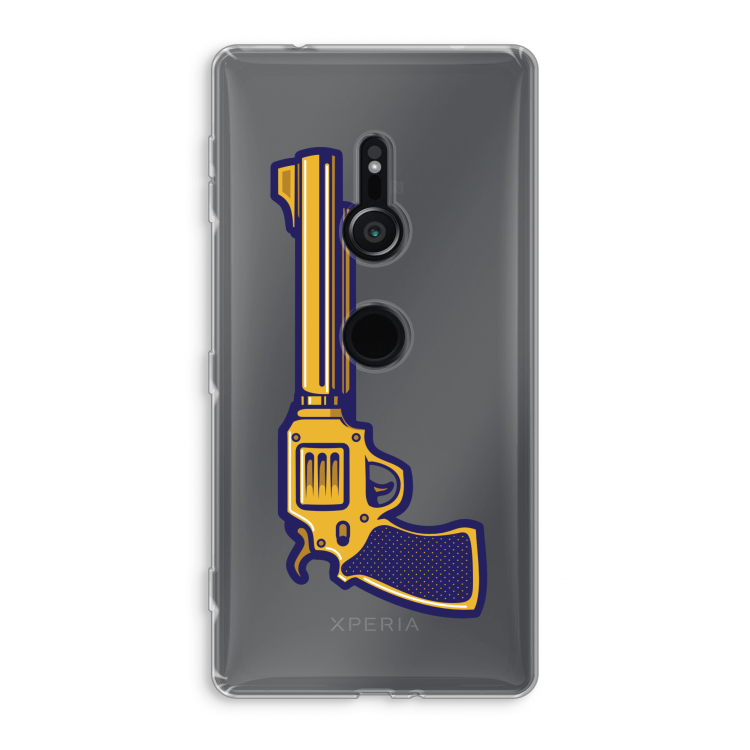 Pew Pew Pew: Sony Xperia XZ2 Transparant Hoesje