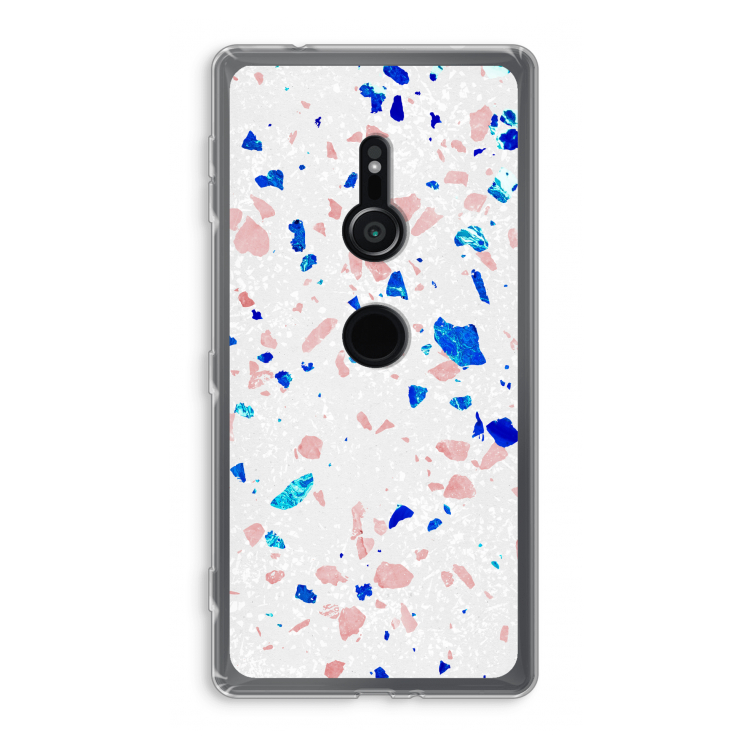 Terrazzo N°6: Sony Xperia XZ2 Transparant Hoesje