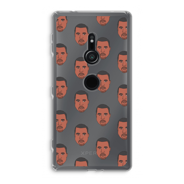 Kanye Call Me?: Sony Xperia XZ2 Transparant Hoesje