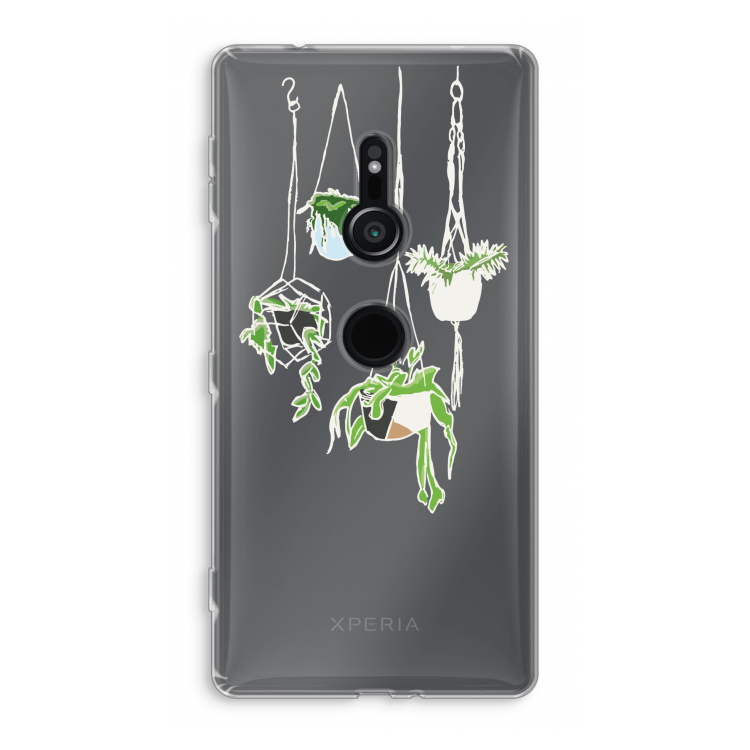 Hang In There: Sony Xperia XZ2 Transparant Hoesje