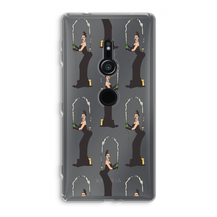 Pop Some Kim: Sony Xperia XZ2 Transparant Hoesje
