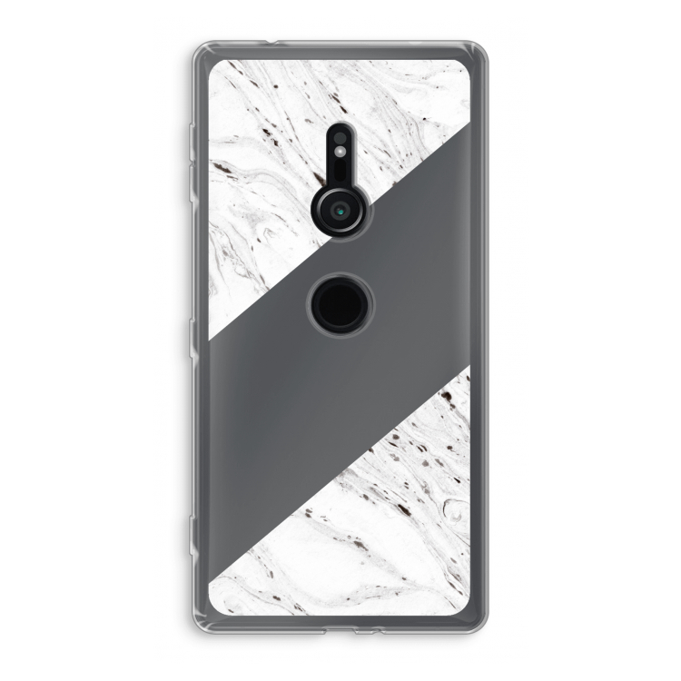 Biggest stripe: Sony Xperia XZ2 Transparant Hoesje
