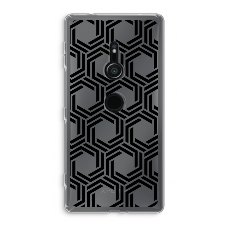 Geometrisch patroon: Sony Xperia XZ2 Transparant Hoesje