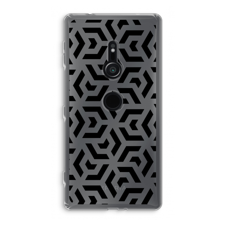 Crazy pattern: Sony Xperia XZ2 Transparant Hoesje