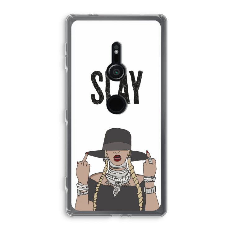Slay All Day: Sony Xperia XZ2 Transparant Hoesje