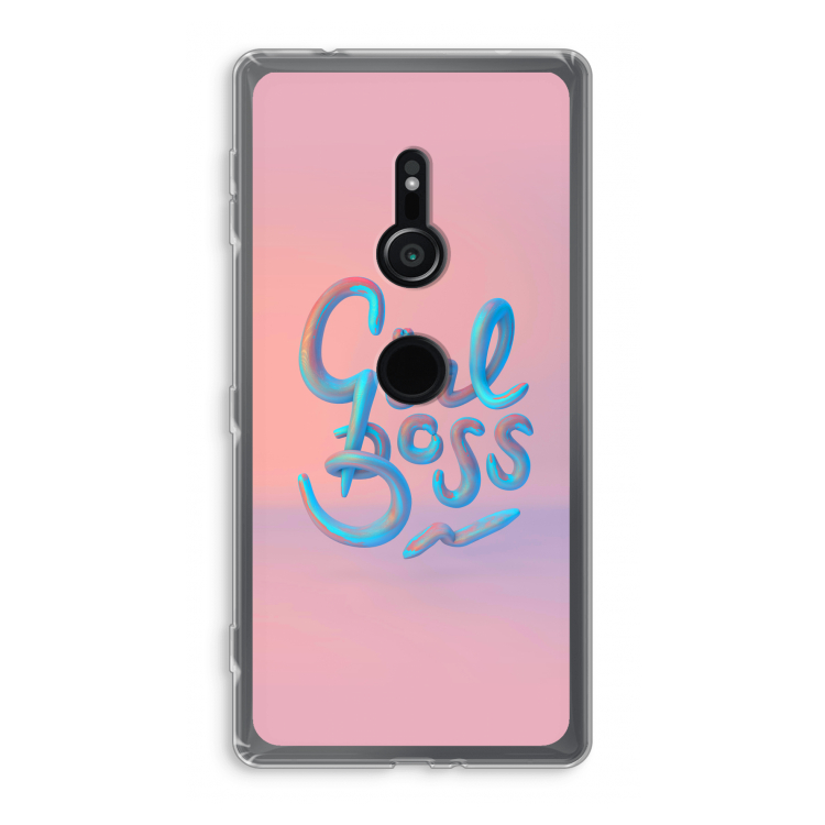 Girl boss: Sony Xperia XZ2 Transparant Hoesje