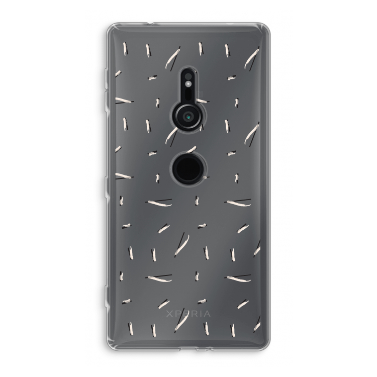 Hipster stripes: Sony Xperia XZ2 Transparant Hoesje