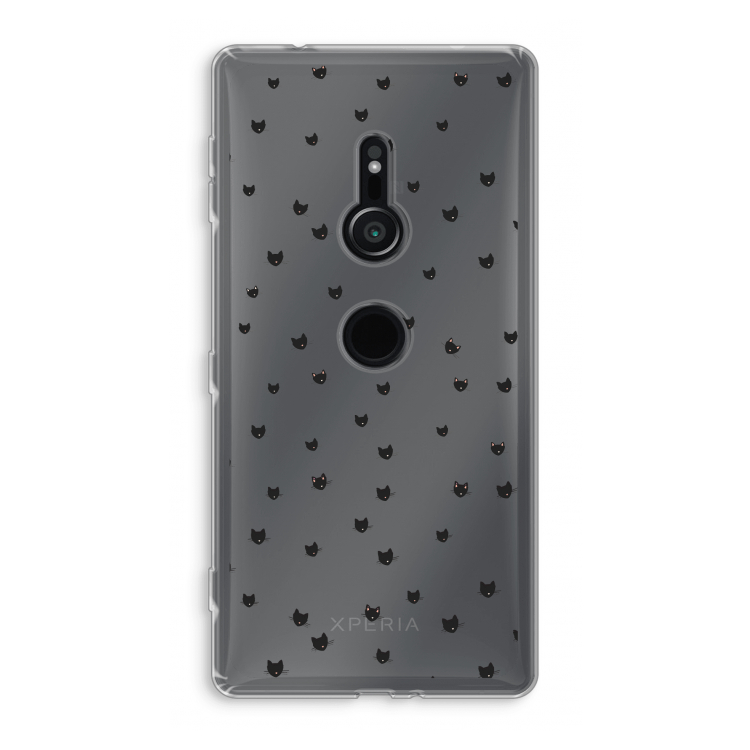 Kleine kattenkopjes: Sony Xperia XZ2 Transparant Hoesje
