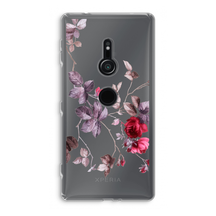 Mooie bloemen: Sony Xperia XZ2 Transparant Hoesje