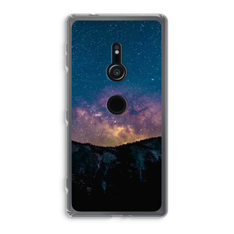Travel to space: Sony Xperia XZ2 Transparant Hoesje