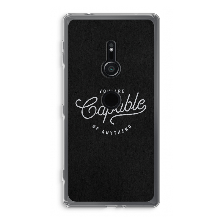 Capable: Sony Xperia XZ2 Transparant Hoesje
