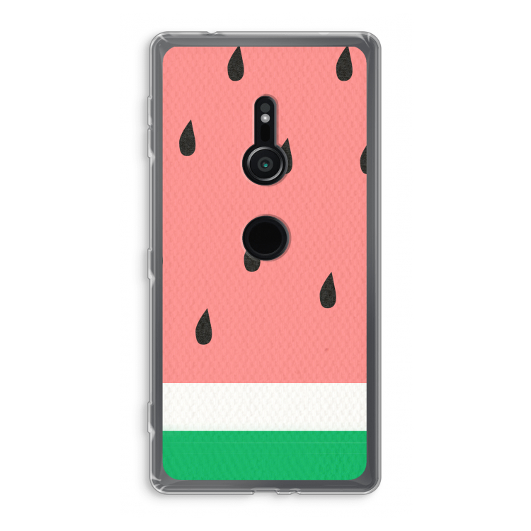Watermeloen: Sony Xperia XZ2 Transparant Hoesje