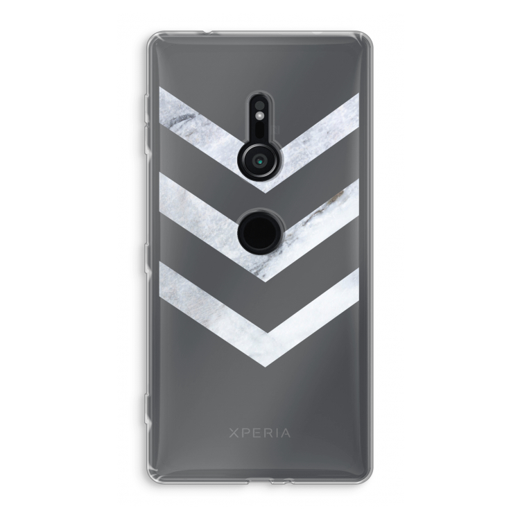 Marmeren pijlen: Sony Xperia XZ2 Transparant Hoesje