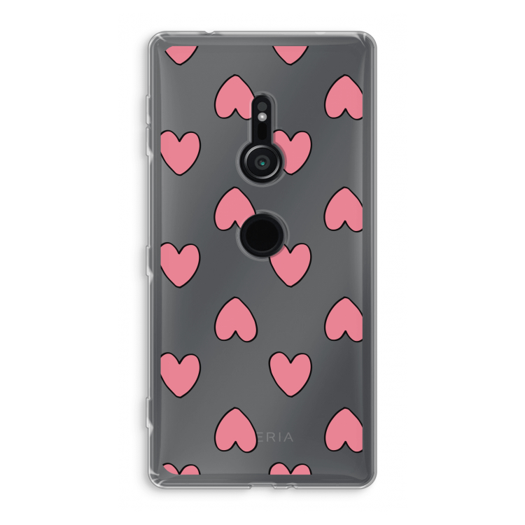 Ondersteboven verliefd: Sony Xperia XZ2 Transparant Hoesje