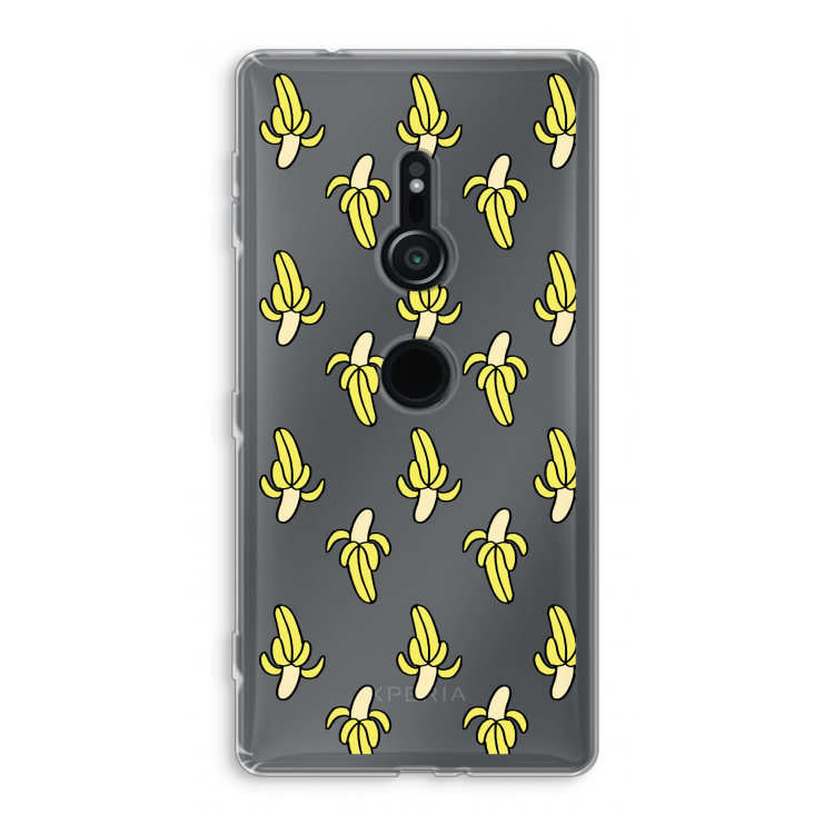 Bananas: Sony Xperia XZ2 Transparant Hoesje
