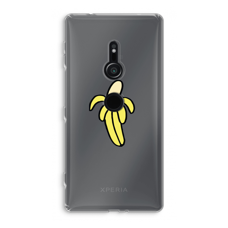 Banana: Sony Xperia XZ2 Transparant Hoesje