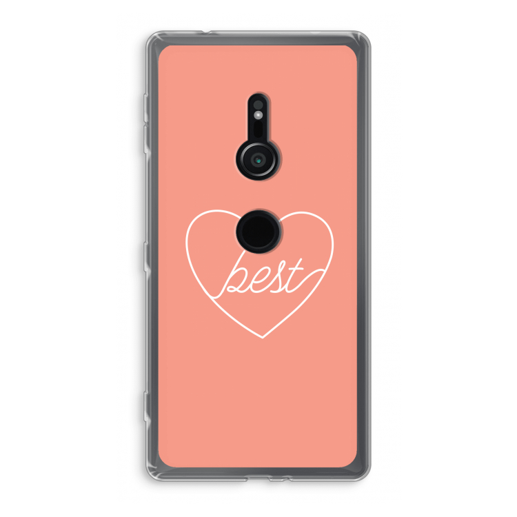 Best heart: Sony Xperia XZ2 Transparant Hoesje