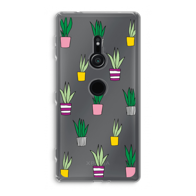 Sanseveria: Sony Xperia XZ2 Transparant Hoesje