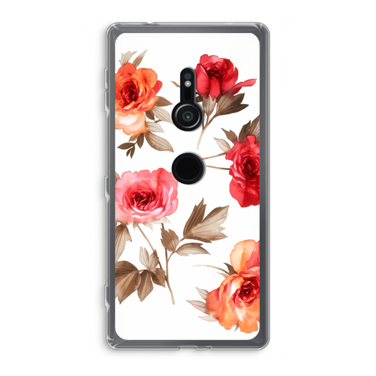Roosjes: Sony Xperia XZ2 Transparant Hoesje