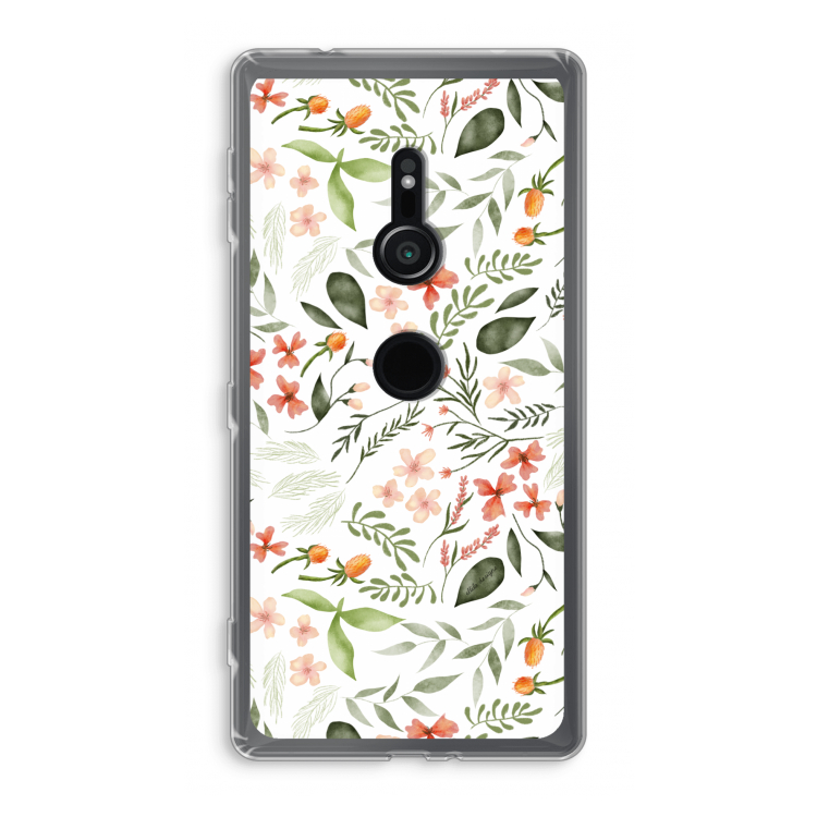 Sweet little flowers: Sony Xperia XZ2 Transparant Hoesje