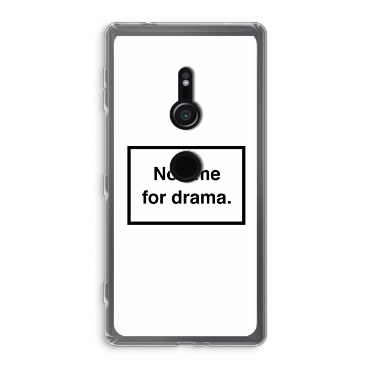 No drama: Sony Xperia XZ2 Transparant Hoesje