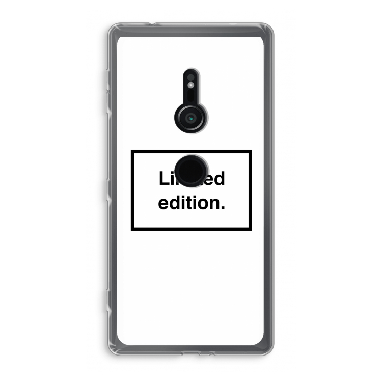 Limited edition: Sony Xperia XZ2 Transparant Hoesje