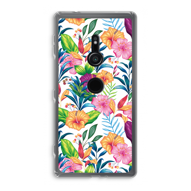 Tropisch 2: Sony Xperia XZ2 Transparant Hoesje