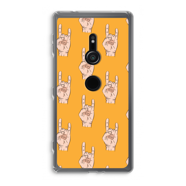 Rock: Sony Xperia XZ2 Transparant Hoesje