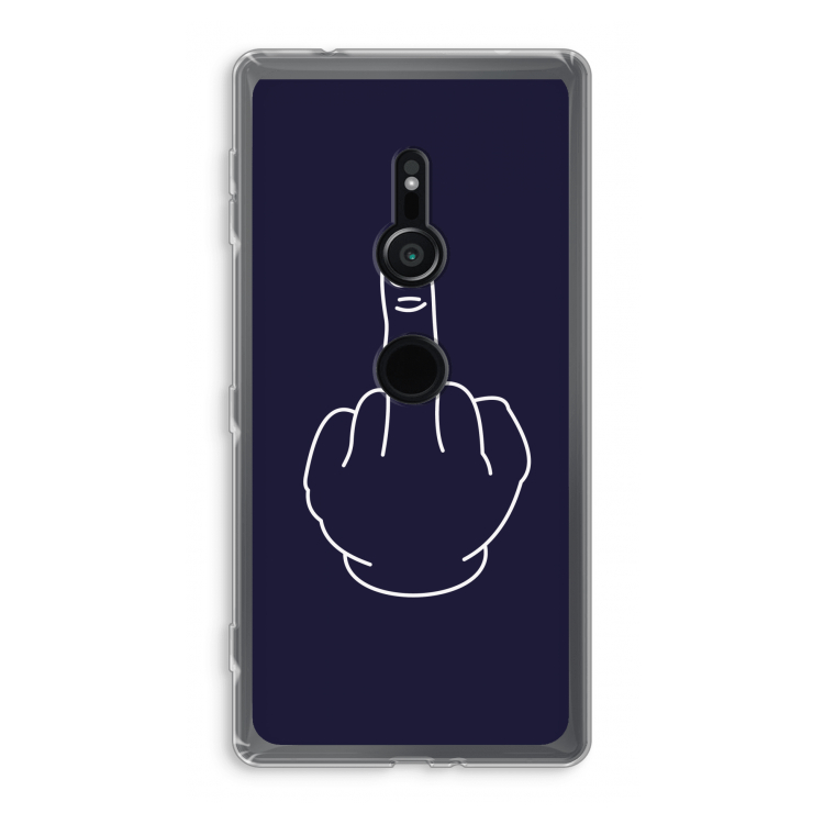 F**k U: Sony Xperia XZ2 Transparant Hoesje