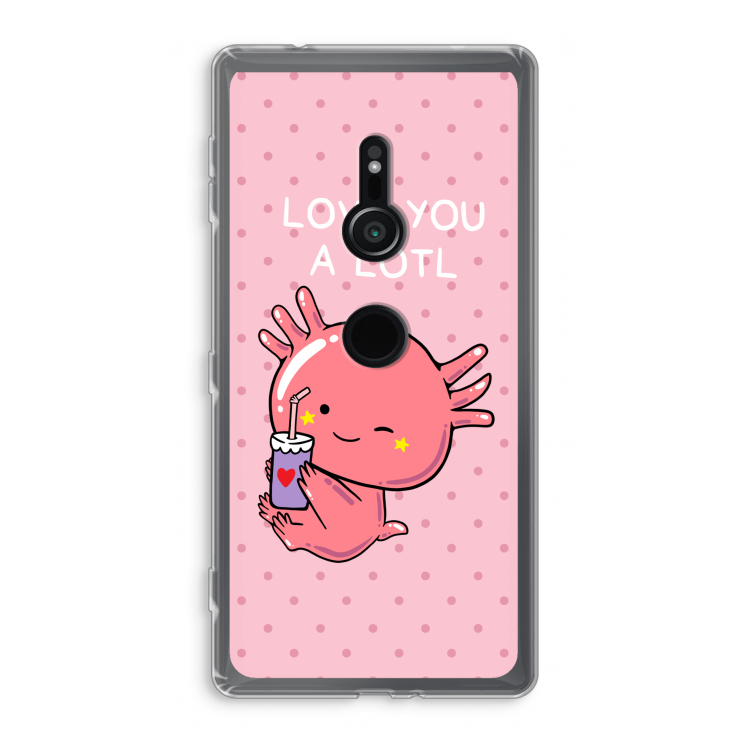 Love You A Lotl: Sony Xperia XZ2 Transparant Hoesje