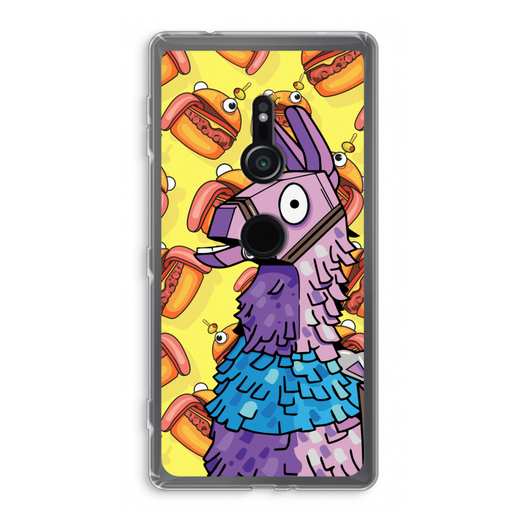 Loot Burger: Sony Xperia XZ2 Transparant Hoesje