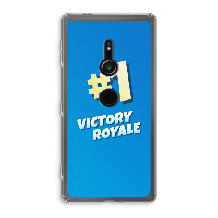Victory Royale: Sony Xperia XZ2 Transparant Hoesje