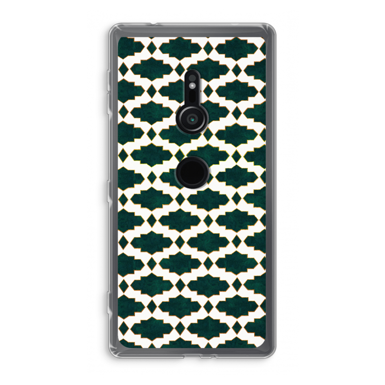 Moroccan tiles: Sony Xperia XZ2 Transparant Hoesje