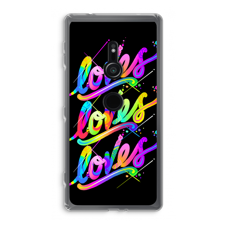 Loves: Sony Xperia XZ2 Transparant Hoesje