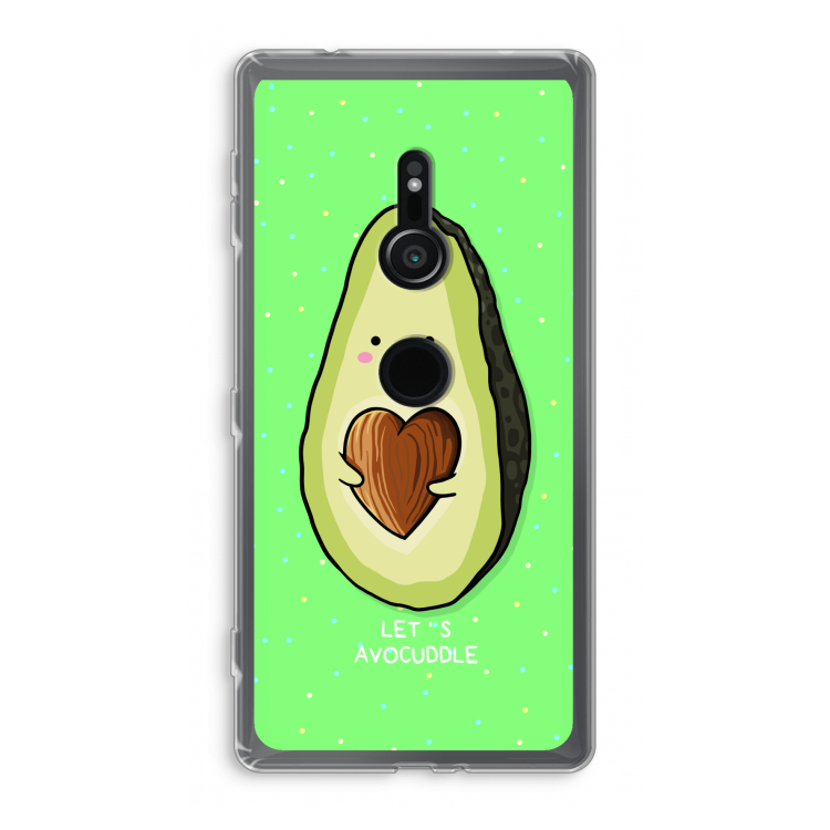 Avocuddle: Sony Xperia XZ2 Transparant Hoesje