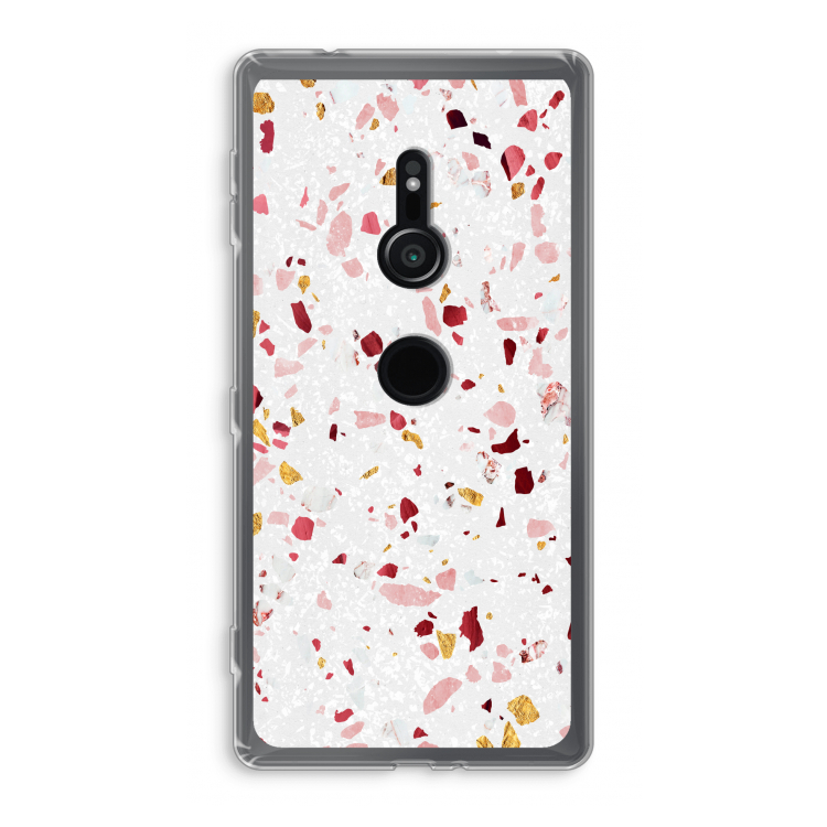 Terrazzo N°9: Sony Xperia XZ2 Transparant Hoesje