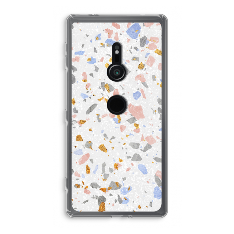 Terrazzo N°8: Sony Xperia XZ2 Transparant Hoesje