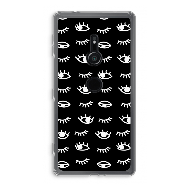 Eye pattern #3: Sony Xperia XZ2 Transparant Hoesje