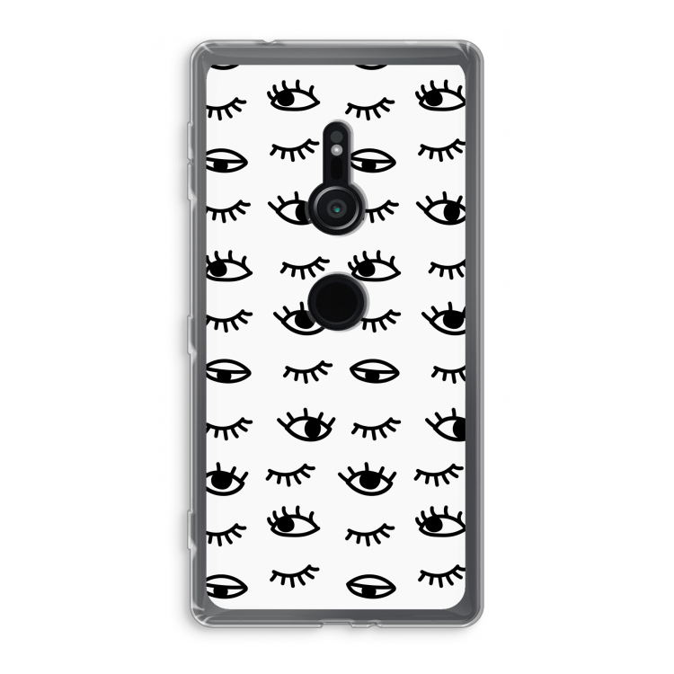 Eye pattern #2: Sony Xperia XZ2 Transparant Hoesje
